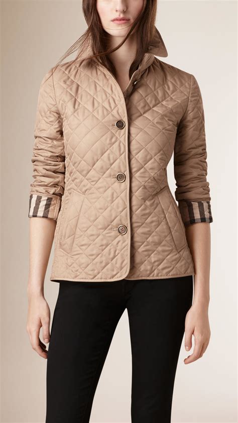 burberry inspired quilted jacket
